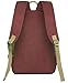 Kinmac Canvas Backpack with Massage Cushioned Straps,Travel Outdoor Backpack (Wine-Bohemian)