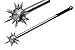 SZCO Supplies Silver Mace Ball Spike Spiked Mace