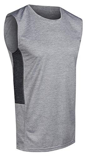 image for Real Essentials Men's Quick Dry Fit Dri-Fit Jersey Sleeveless Tank Top