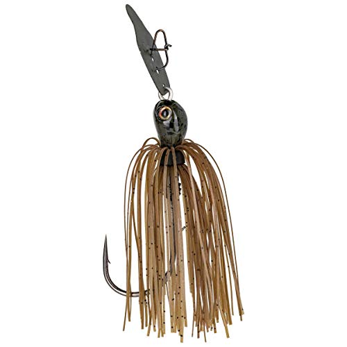 Strike King Thunder Cricket Jig Vibrant Motif Citrouille Vert 9,5 G