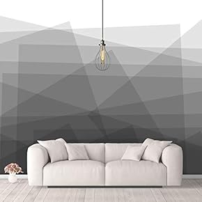 Dazzling Work of Art Classic Design Wall Murals for Bedroom Abstract Geometricf Black and White Removable Wallpaper Peel and Stick Wall Stickers