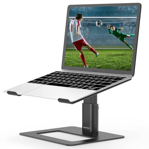 BoYata Laptop Ständer, Höhenverstellbarer Laptopständer für 11–17 Zoll