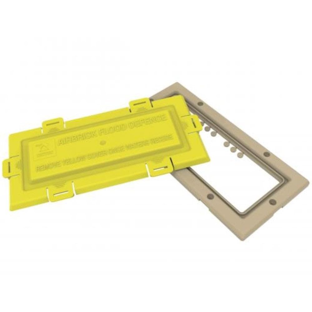 Airbrick flood water defence Protection cover and Buff frame / Air Brick
