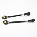 PartsSquare 9006 To H11 Pigtail Headlights Conversion Connector Wiring Harness Plug Cable