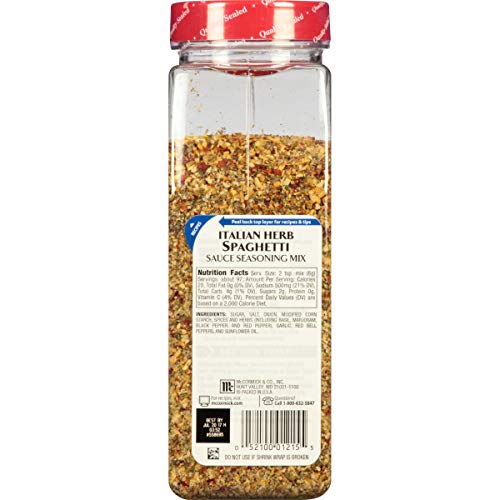McCormick Italian Herb Spaghetti Sauce Seasoning Mix, 20.5Ounce on