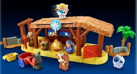fisher price little people deluxe christmas story