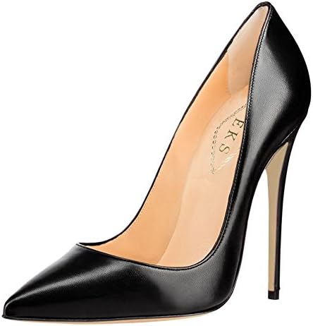 EKS Women's Pumps High Heels Sexy Pointy Toe Dress Party Court Shoes