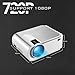 720P Projector, Dinly HD 3800 Lux Video Projector with 200″ Display, 60,000 Hours Led Home Theater Projector,Compatible with Fire TV Stick,PS4, HDMI, VGA, AV and USBthumb 1