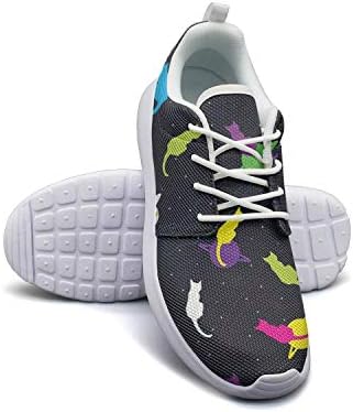 YSLC Cat Planet in Space Running Shoes Lightweight Men Sneaker Sport Casual Shoes