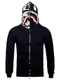 Christo Mens Hoodies Sweatshirt Fashion Outdoor Tracksuit Casual Hip-Hop Funny Coat, Black02, M