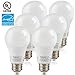 TORCHSTAR Dimmable A19 LED Light Bulb, 9W (60W Equivalent), 5000K Daylight, 850lm, 300° Beam Angle, E26 Medium Base, 3 Years Warranty, Pack of 6