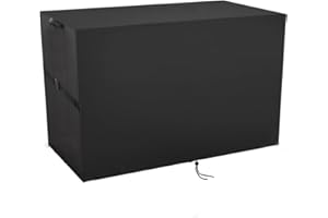 Aidetech Outdoor Storage Box Cover，Waterproof Resin Storage Bin Cover Deck Box Covers-55.51"L x 28.35"W x 30.24"H