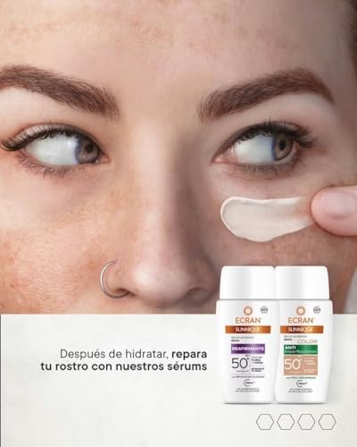 Sunnique - Fluido Facial Reafirmante con Colágeno FPS50+ - 40 ml