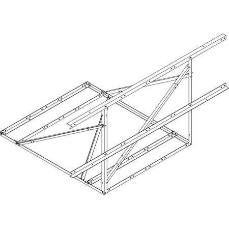 CommScope-Andrew-RF-N10-B-10-Non-Penetrating-Roof-Frame-for-2-38-OD-pipes