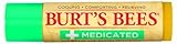 Burt's Bees Medicated Lip Balm with Eucalyptus, 0.15 Ounce (Pack of 3)