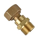 DUSICHIN DUS2222 Gun-Hose Swivel Joint, Kink Free Hose Fitting, Anti-Twist Hose Brass Fitting for Pressure Power Washer Hoses