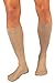 JOBST Relief Knee High Graduated Compression Socks, 30-40 mmHg - Comfortable Unisex Design - Closed Toe, Beige, Medium