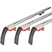 Bora 540903 3 Piece Clamp Edge Power Tool Guide Set; Straight Edge for Circular Saws, Jig Saws and Routers