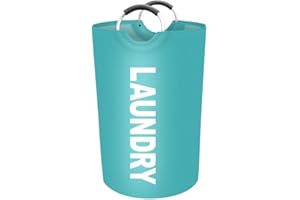 90L Large Laundry Basket，Collapsible Laundry Bags,Waterproof Foldable Washing Bin,Laundry Bag with Handles Clothes Hamper (La