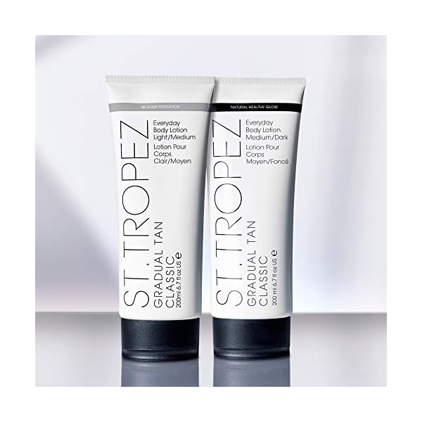 StTropez-Gradual-Tan-Classic-Everyday-Fake-Tan-Body-Lotion-Medium-to-Dark-200-ml-Vegan-Self-Tan-100-Percent-Natural-Tanning-Active ST TROPEZ Gradual Tan Classic Everyday Fake Tan Body Lotion - Medium to Dark, 200 ml, Vegan Self Tan, 100 Percent…