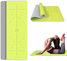 ATIVAFIT ヨガマット トレーニングマット おりたたみ エクササイズマット 厚さ6mm TPEリング保護素材 フィットネスマット 人気 ヨガ ピラティス マット ゴムマット 軽量 耐久性 肌に優しい 高密度 両面の滑り止 屋内運動 ストラップ付