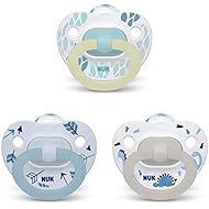 NUK Orthodontic Pacifier Value Pack, Boy, 0-6 Months, 3-Pack