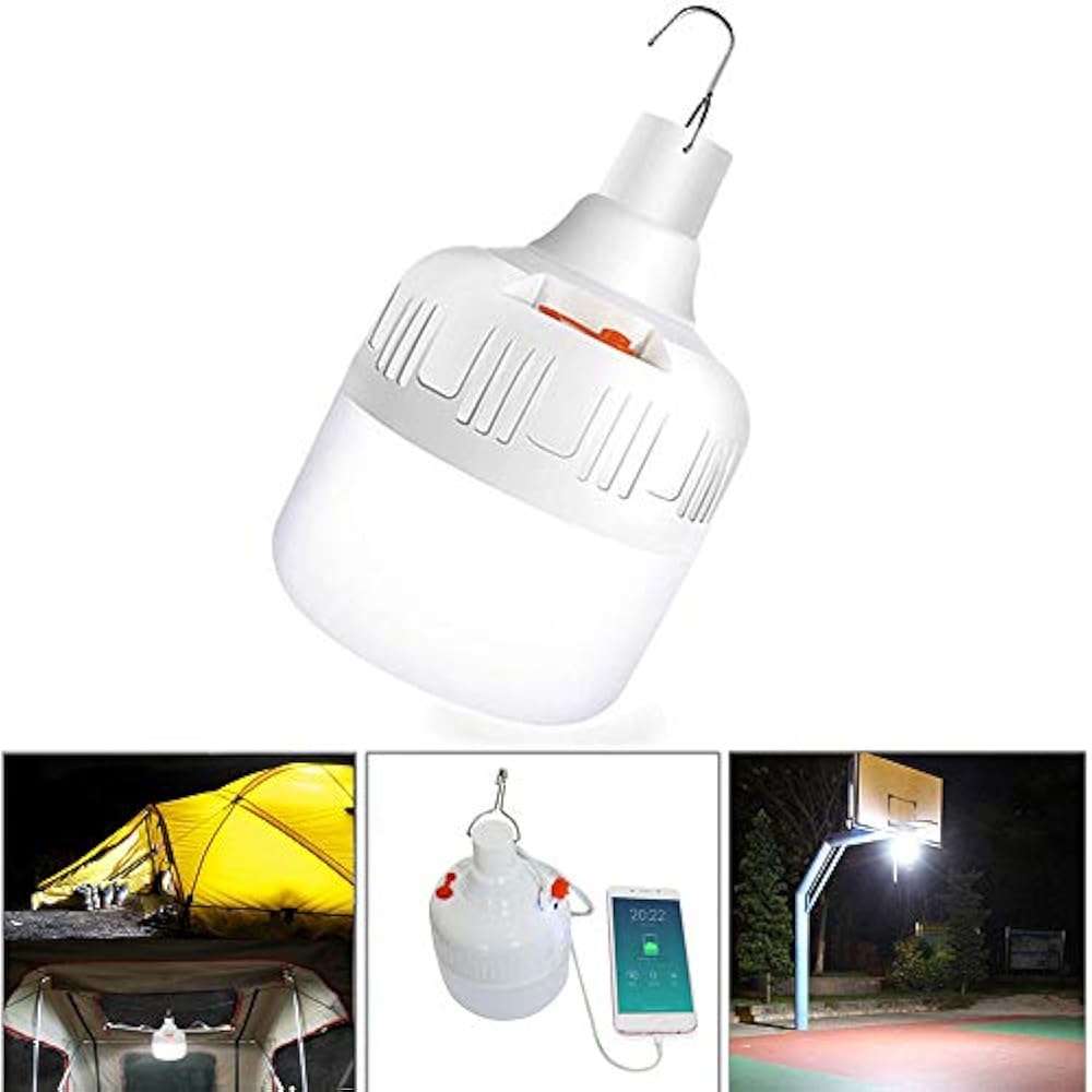 Newest 30W 1500LM Waterproof Rechargeable LED Night Light Bulb,Dimmable