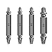 Screw Extractor Remover, Kusonkey Damaged Stripped Screw Extractor Easily Remove Stripped Broken Screws, Drill Bit for Nuts Rusted Bolt Remover Mechanic Handmade Fixer DIY Tool Kit Set of 4 Pcs