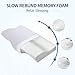 Villsure Cervical Memory Foam Pillow, Contour Neck Pillow Orthopedic Pillow for Neck Pain, Ergonomic Sleeping Pillows for Side, Back and Stomach Sleepers with Extra Premium Pillowcase