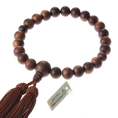Newstone Kyoto-Made Ojuzu Buddhist Prayer Beads, Sendan Wood
