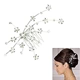 Voberry® Fashion Silver Personality Gem Crystal Wedding Bridal Princess Jewelry Crown Hair Jewelry Accessories (Silver1)
