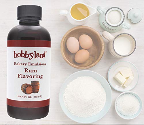 Hobbyland Bakery Emulsions (Rum Emulsion Flavoring, 4 fl oz) Rum Baking Emulsion - Thumbnail 2