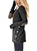 NICIAS Womens Side Buttons Long Sleeve Casual Crew Neck Elbow Patched Sweatshirt Loose T Shirt Blouses Tops