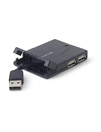 Mini concentrador de 4 puertos USB 2.0 de alta velocidad Belkin f5u215vmob