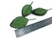 perfect2desire Fake Leaves Green Brown Rose Leaves Mulberry Paper Artificial Leaf Size#3