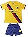 BIRDBOX Youth Sportswear Barcelona Leo Messi 10 Kids Away Soccer Jersey/Shorts Bag Keychain Football Socks Set (Away (New), 10-11 Years)