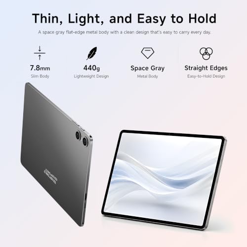 TECLAST P30T 120Hz Tablet 10" Android16, 2GHz 16GB+128GB with Case+Pen | Gemini AI, TF 5TB, Octa-Core, 5G WiFi, Widevine L1, GPS, GMS, OTG, 6000mAh