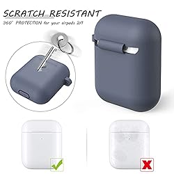 Airpods Case Cover, LELONG Soft Silicone Protective