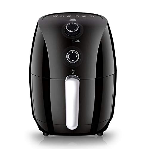 Click Here to See More Images 2.0-Quart Compact Mini Air Fryer Electric with Time Control