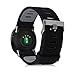 kwmobile Watch Band Compatible with Huami Amazfit - Watch Band Replacement Silicone Strap - Black/Grey