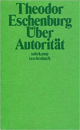 Uber Autoritat Suhrkamp Taschenbuch Amazon Co Uk Eschenburg Theodor Books