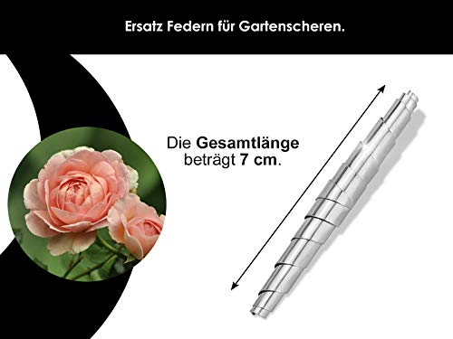 Feder für Gartenscheren Universal Pufferfeder Ersatzfeder Sprialfeder 7 cm zur Reparatur für Gartenscheren Baumscheren… – Bild 3