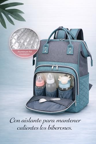 MeraPrime Backpack Baby Carriage Diaper Bags for Babies | Maternity Backpack Bag Diaper Bag Premama | Diaper Bags Backpack Baby Cart Italy Bad Maternity Baby | Diaper Bag Walking Changing Pad, green