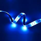 LED Flexible Strip Lights RGB 150LEDs 16.4Ft(5M) DC12V SMD5050 4Pin Dimmable Multicolor Tape Lighting for DIY Christmas Garden Outdoor Closet TV Backlight Mirror Decoration (Waterproof)