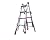 Little Giant Ladder Systems 12017-801 Revolution M17 with Ratcheting Levelers