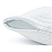 Plixio Bamboo Shredded Memory Foam Bed Pillows for Sleeping 2 Pack - Hotel Quality Hypoallergenic Firm Cooling Gel Pillow (King Size)