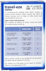 Johnsons Vet Travel Capsules for Dogs Travel Eze Tablets Natural Herbal 1 Box view 3