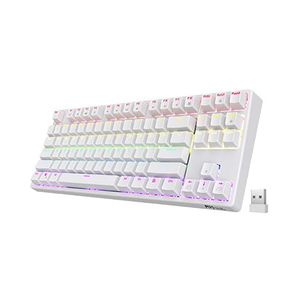 RK-ROYAL-KLUDGE-Sink87G-RGB-80-Mechanical-Keyboard-Wireless-24G-Tenkeyless-Mechanical-Keyboard-with-Macro-Setting-87-Keys-Tactile-Brown-Switches-White RK ROYAL KLUDGE Sink87G RGB 80% Mechanical Keyboard, Wireless 2.4G Tenkeyless Mechanical Keyboard with Macro Setting, 87…