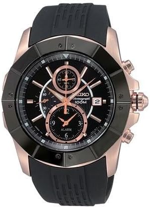 seiko chronograph 100m rose gold