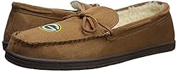 FOCO Green Bay Packers NFL Mens Team Logo Moccasin